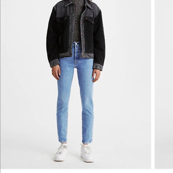 LEVIS ORIGINAL 501 SKINNY JEANS W26L26 - Picture 2 of 4